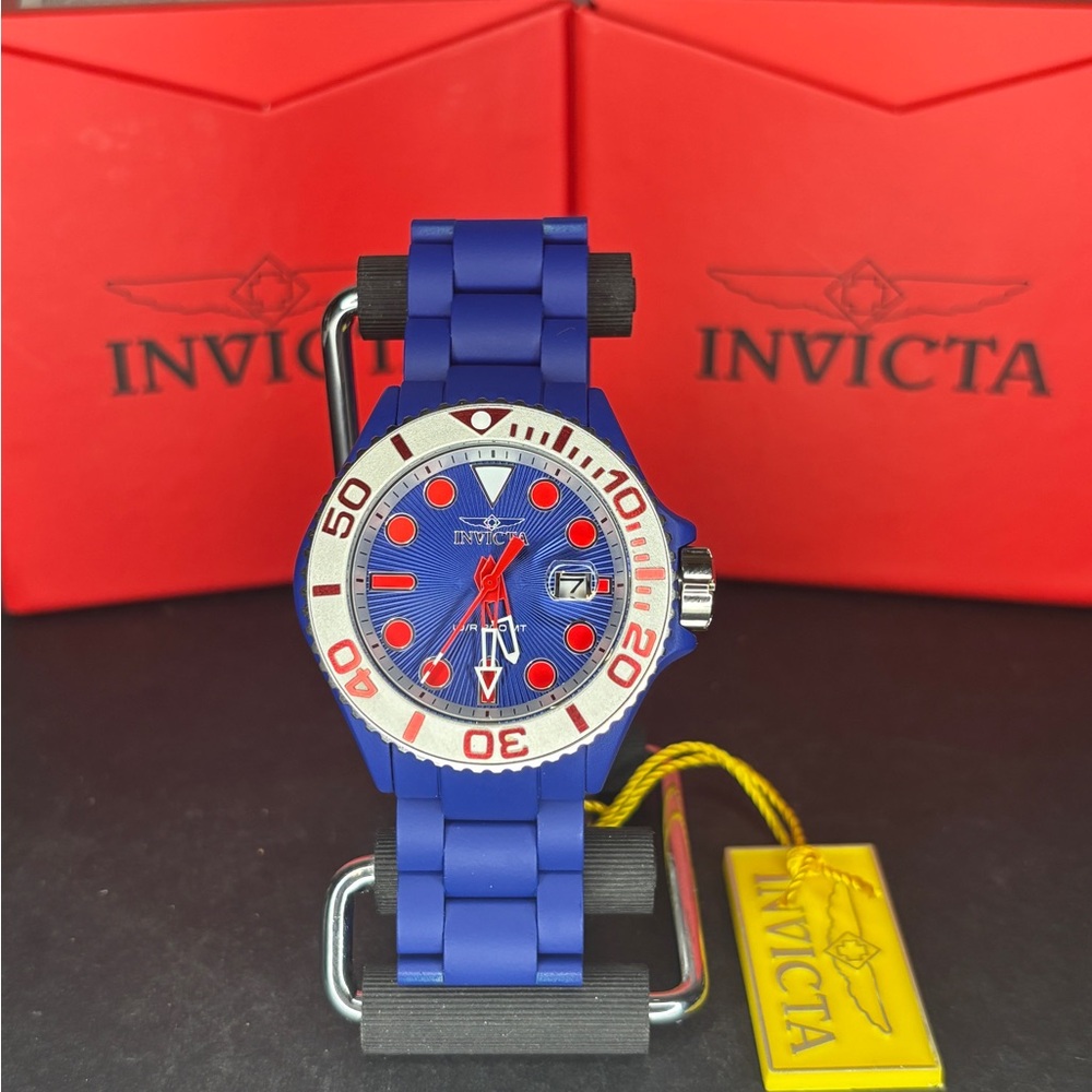 Invicta Grand Diver Playa Men's Watch - 46mm, Aqua
Plating, Blue, Steel